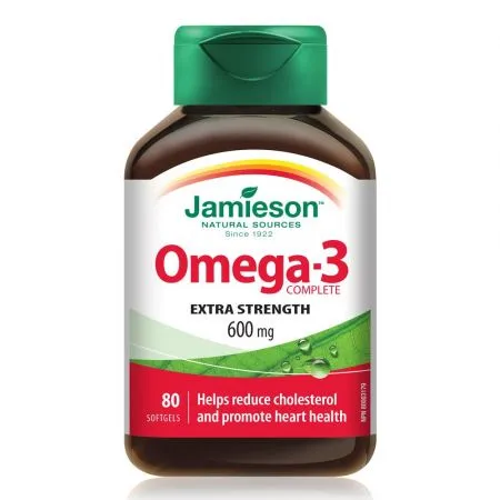 Omega-3 Complet Premium, 80 capsule, Jamieson