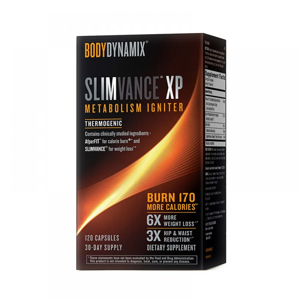 Slimvance XP Metabolism Igniter Termogenic (120 capsule), GNC BodyDynamix