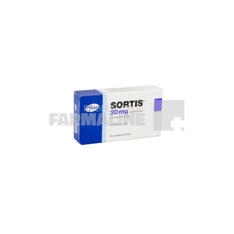 SORTIS 20 mg x 30 COMPR. FILM. 20mg PFIZER EUROPE MA EEI