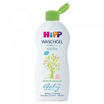 Gel de dus pentru par si corp BabySanft, 400ml, HiPP