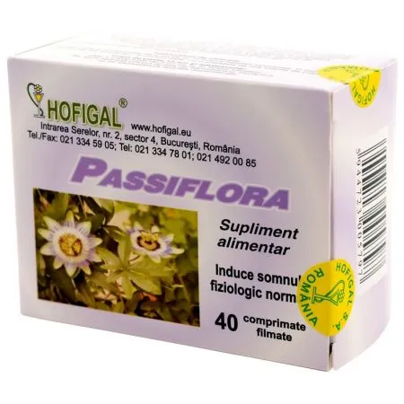 Passiflora, 40 comprimate, Hofigal