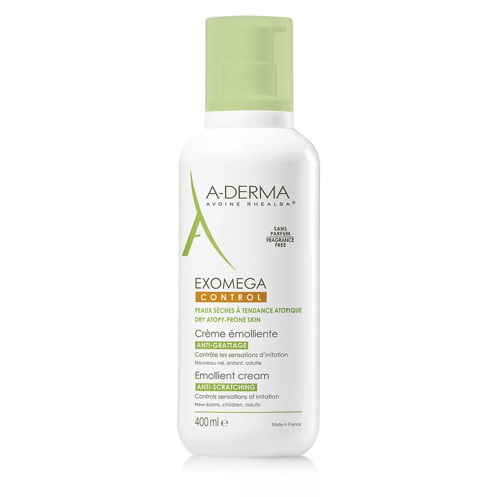 Crema emolienta Exomega Control, 400 ml, A-Derma