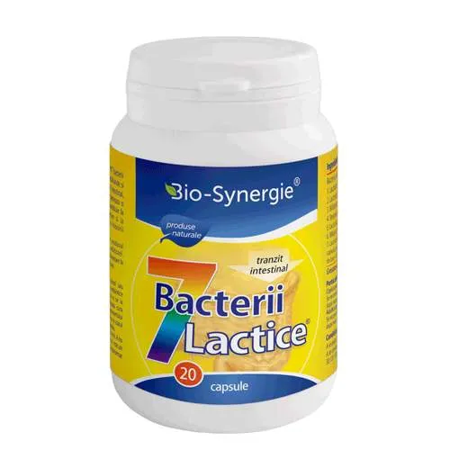 BIO-SYNERGIE 7 BACTERII LACTICE 20 CAPSULE