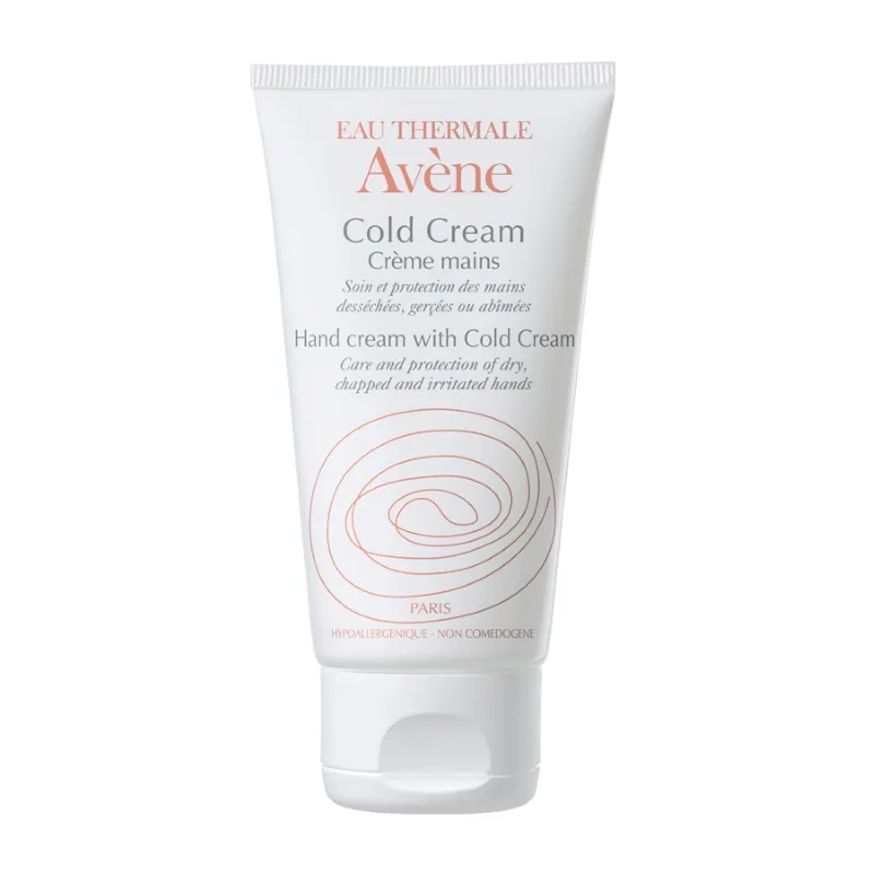 AVENE Cold Cream crema pentru maini uscate sau crapate, 50 ml, Pierre Fabre