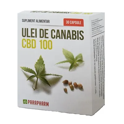 Ulei de Canabis CBD 100 x 30 cps (Parapharm)