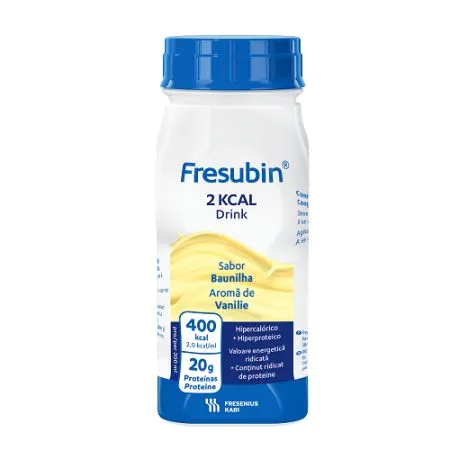 Bautura cu aroma de vanilie Fresubin 2kcal, 4 x 200 ml, Fresenius Kabi