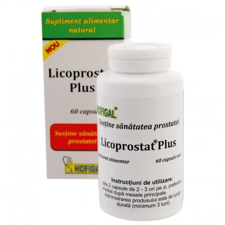 Licoprostat Plus, 60 capsule moi, Hofigal