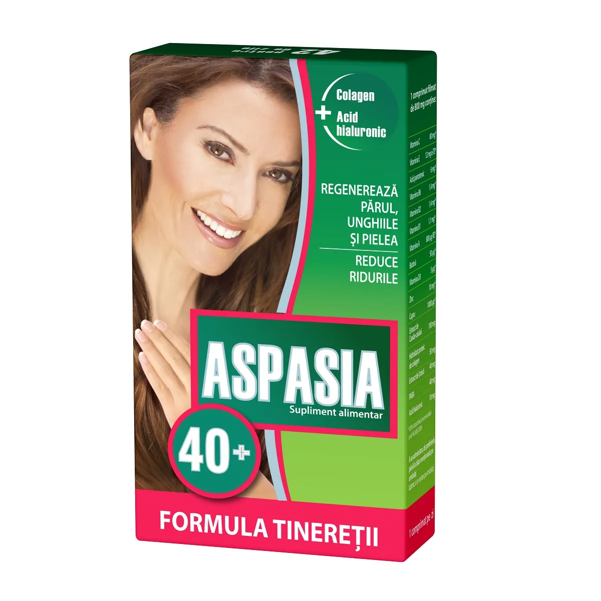 Pachet Aspasia 40+, 42 + 42 comprimate CADOU, Zdrovit