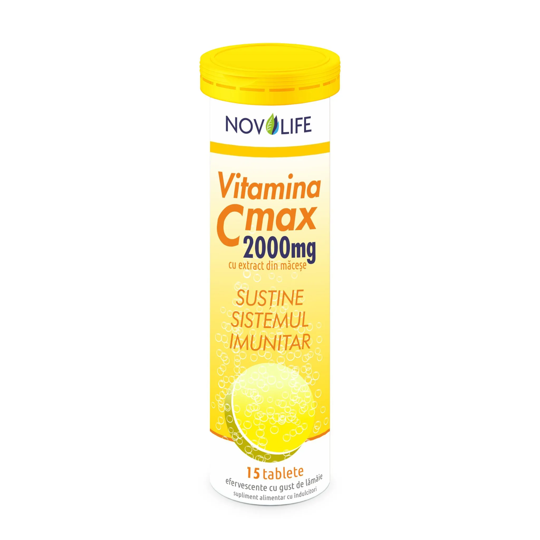 Vitamina C Max macese 2000mg x 15 tablete efervescente