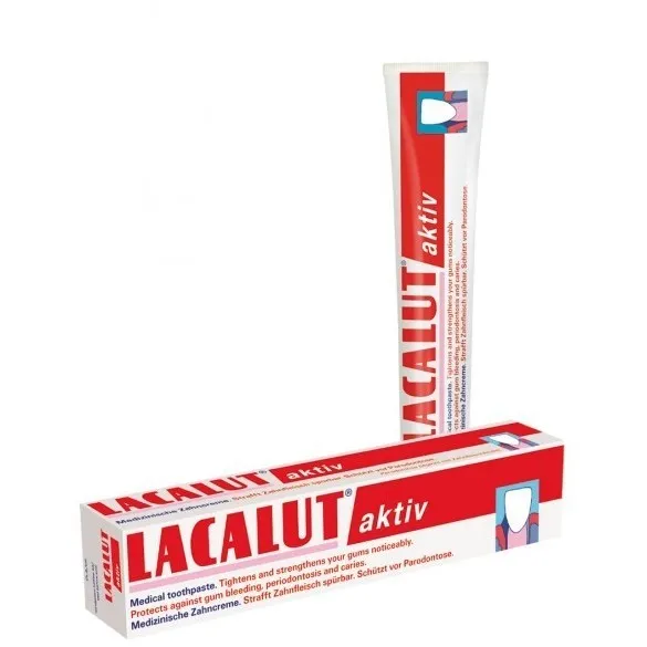 Pasta de dinti Lacalut Aktiv, 75 ml, Zdrovit