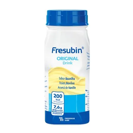 Bautura cu aroma de vanilie Fresubin Original, 4 x 200 ml, Fresenius Kabi