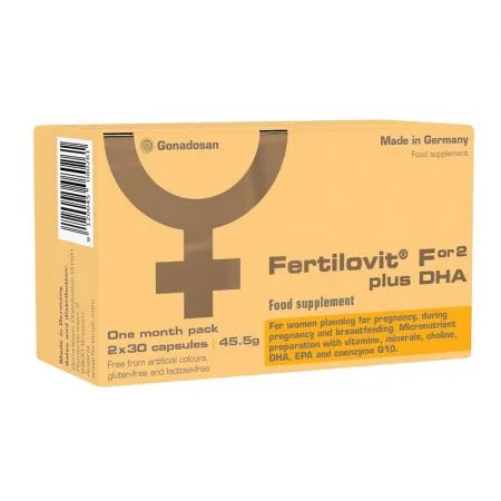 Fertilovit For2 plus DHA, 60 capsule, Gonadosan