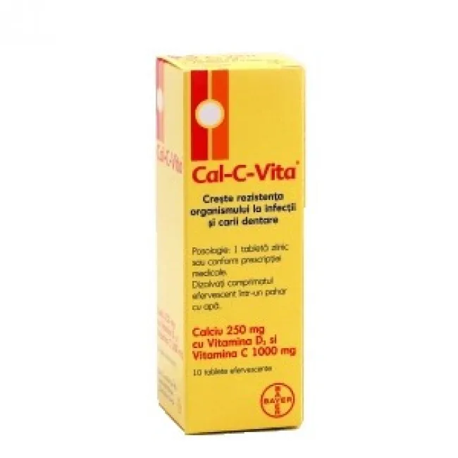 Cal-C-Vita x 10 comprimate efervescente