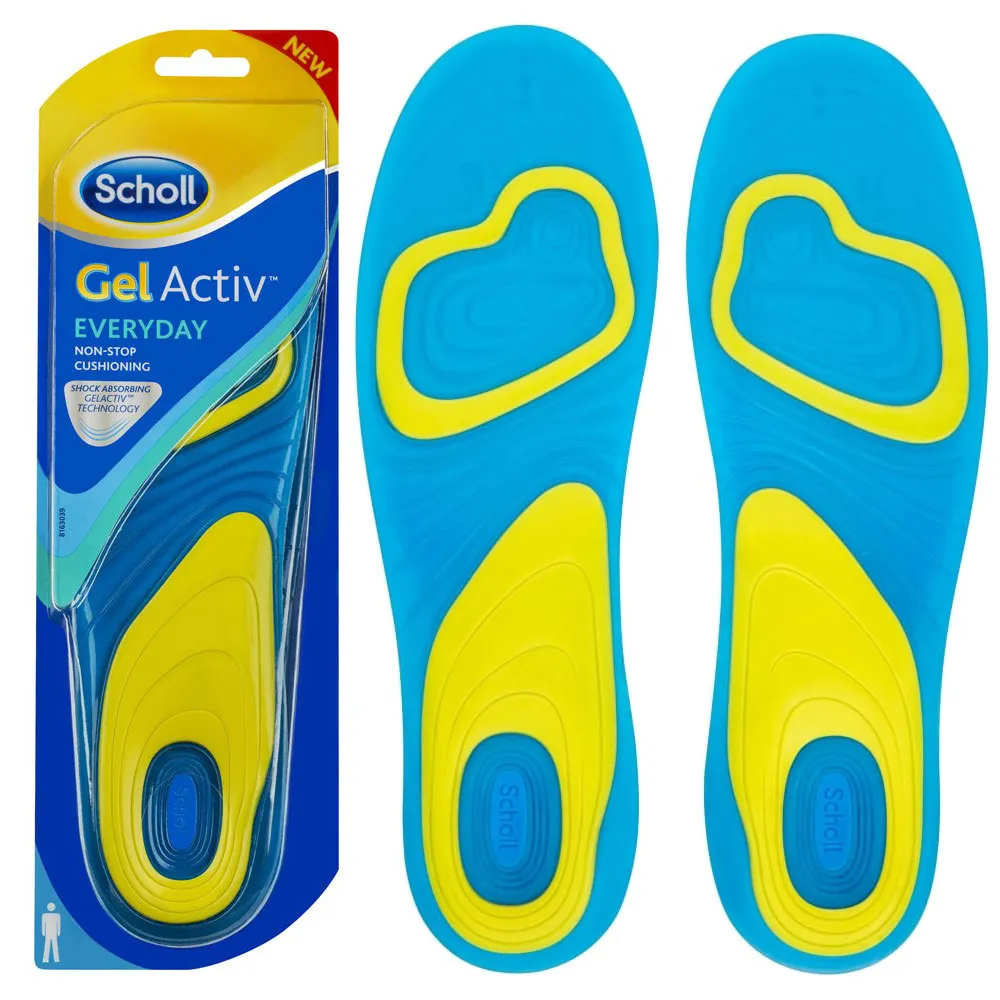 Branturi Gel Activ Everyday pentru incaltaminte barbati, Scholl