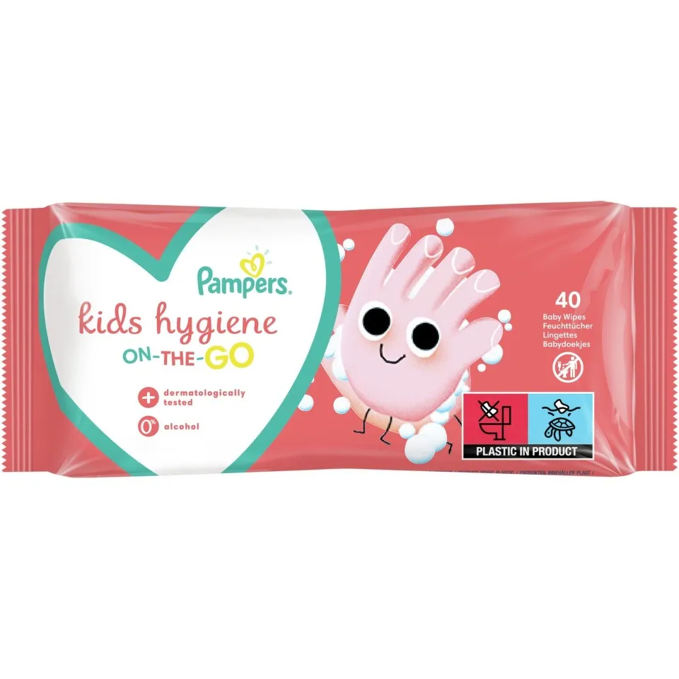 PAMPERS SERVETELE KIDS HYGIENE 40 BUCATI