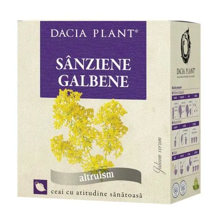 Ceai Sanziene Galbene, 50 g, Dacia Plant