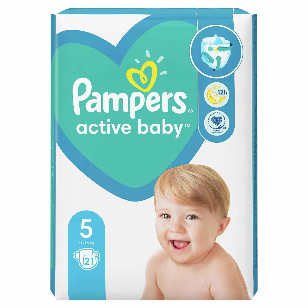 Pampers Active baby nr. 5 (11-16kg) x 21 bucati