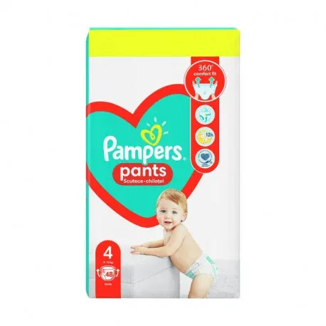 Pampers Pants (chilotei) Active Baby nr. 4 (9-15 kg) x 48 bucati