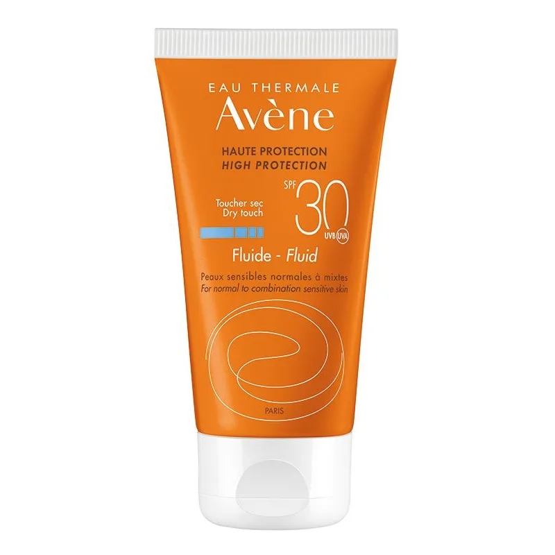 AVENE Fluid pentru protectie solarae SPF 30, 50 ml, Pierre Fabre