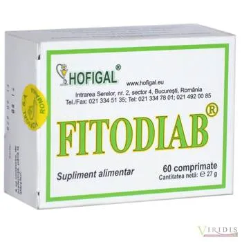 Fitodiab, 60 comprimate, Hofigal