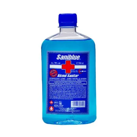 Alcool sanitar, 70%, 500 ml, Saniblue