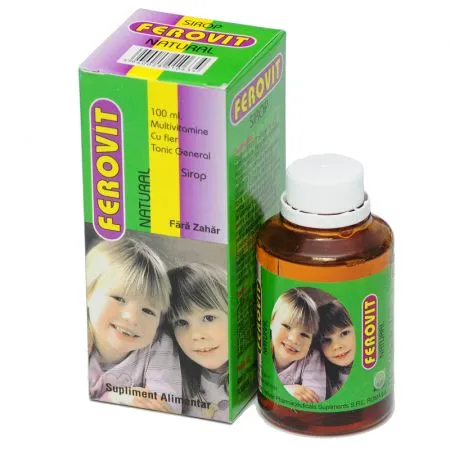 Ferovit Sirop, 100 m, Natural Pharmaceuticals