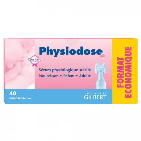 Physiodose ser fiziologic steril 40 unidoze x 5ml