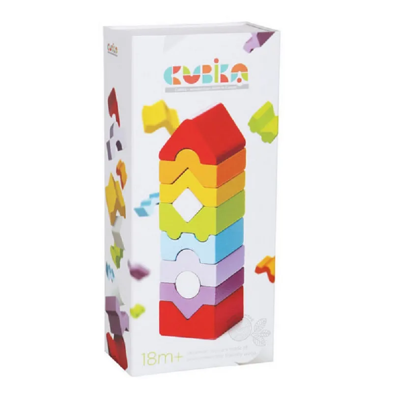 Cubika 14989 Jucarie din lemn set constructii turn