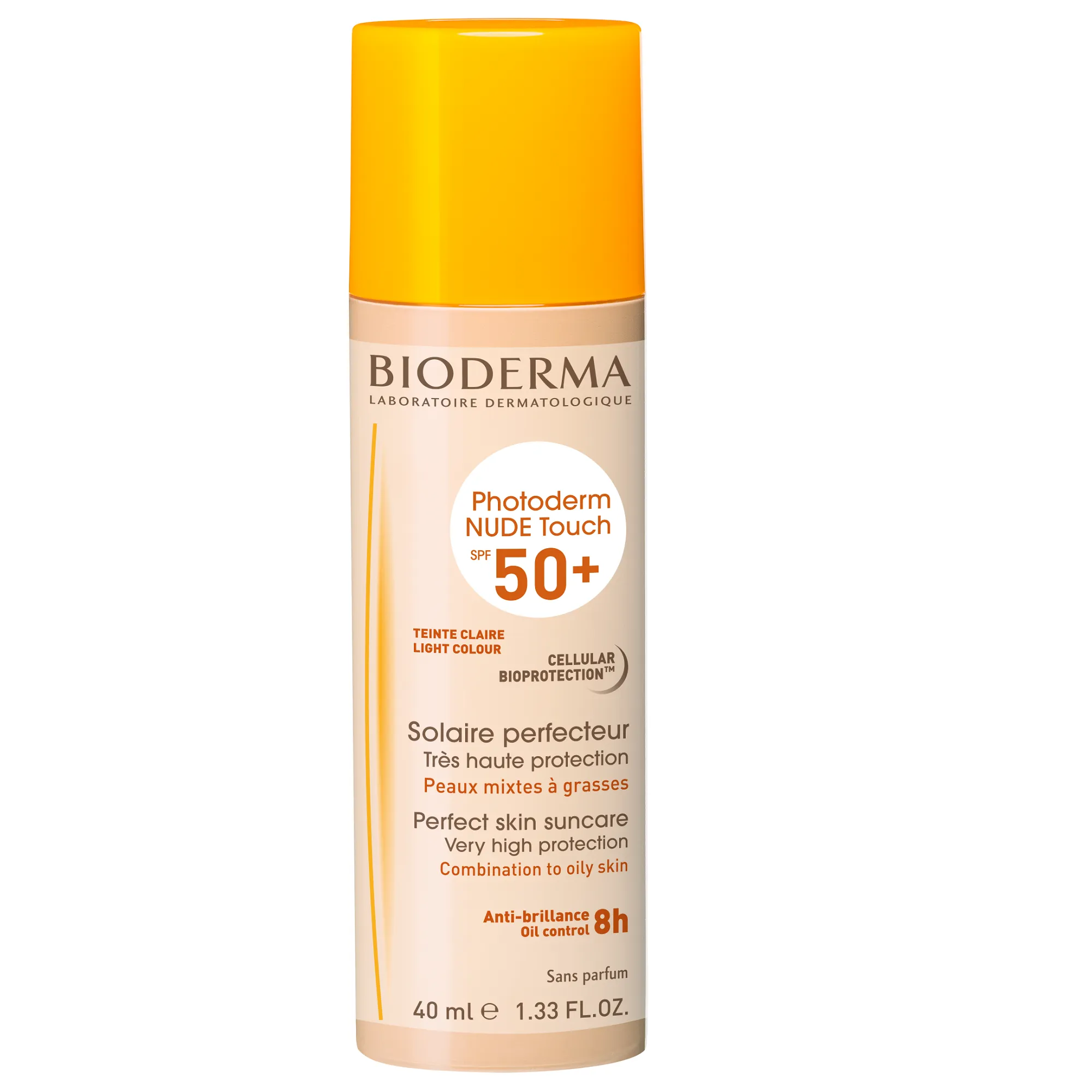 BIODERMA PHOTODERM NUDE TOUCH SPF50+ CLAIRE - CULOARE DESCHISA 40ML