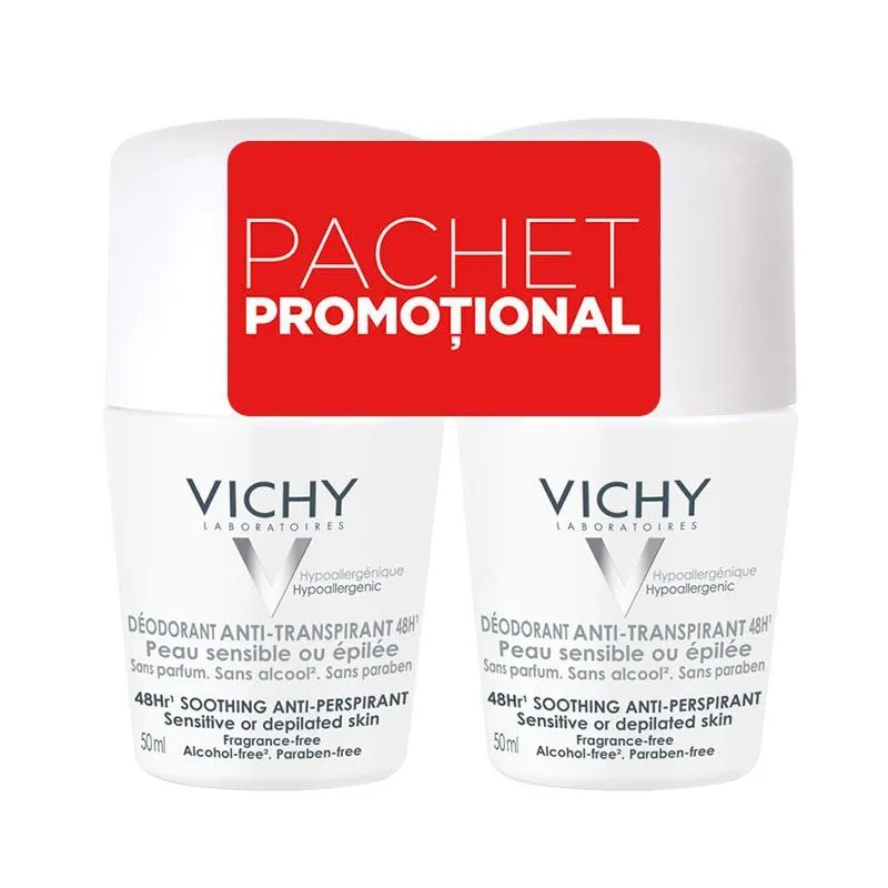 VICHY DEO ROLL-ON BIPACK 48H FARA PARFUM