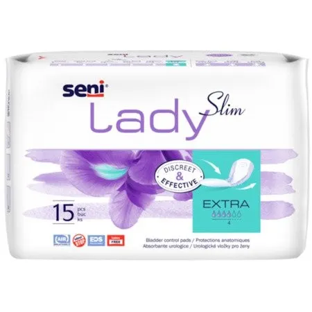 SENI LADY SLIM EXTRA ABSORNANTE INCONTINENTA 15 BUCATI