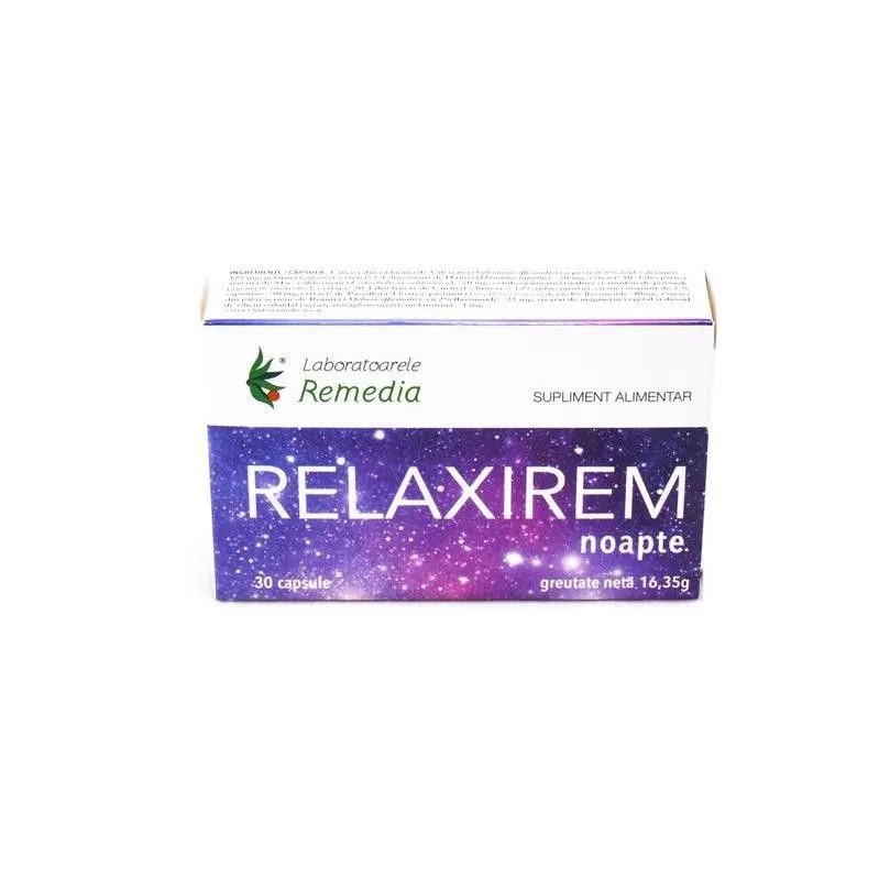 REMEDIA RELAXIREM NOAPTE 30 CAPSULE