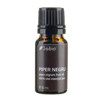 Ulei esential pur din piper negru (piper nigrum fruit oil), 10ml, Sabio