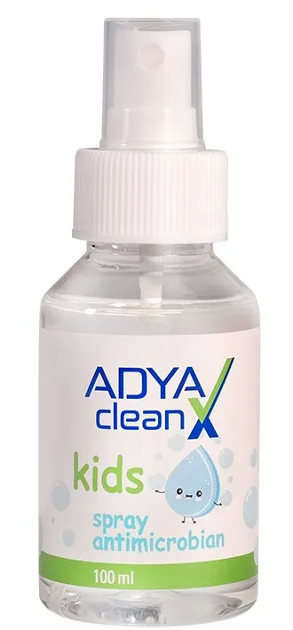 Adya Clean -X  Kids Green Spray antimicrobian 100ml