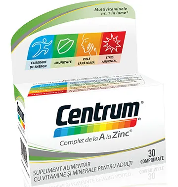 CENTRUM A-Z 30 COMPRIMATE FILMATE