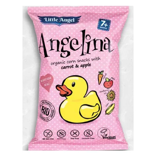 Little Angel pufuleti cu morcov si mar x 30 grame