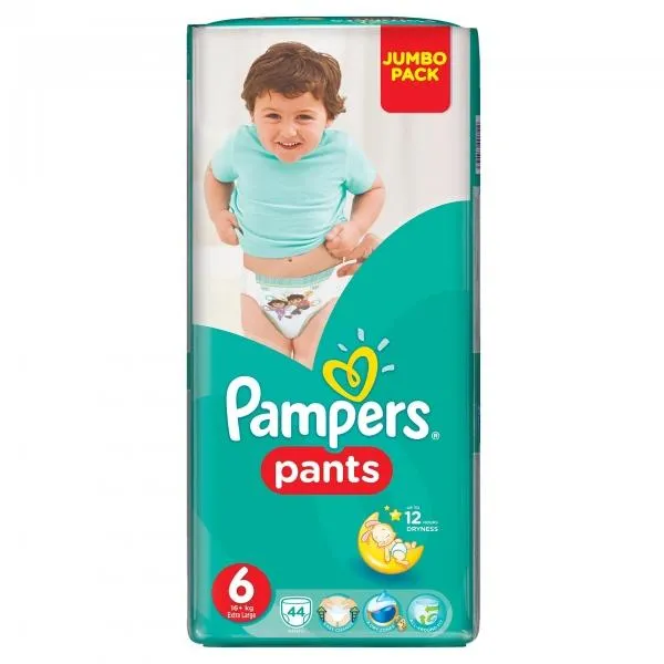 Pampers active baby pants nr. 6 (peste 16 kg) x 44 bucati