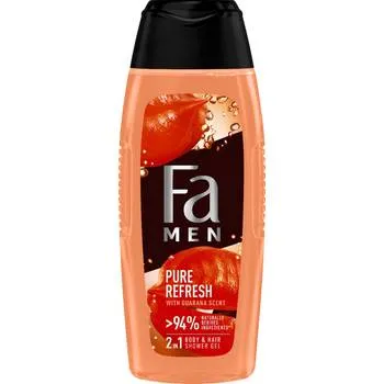 Gel de dus 2 in 1 pentru corp si par Pure Refresh Men, 400ml, Fa