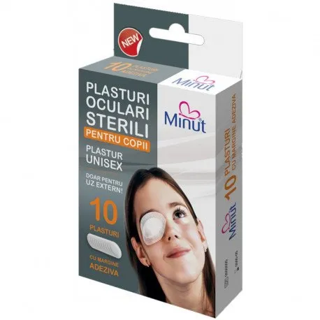 MINUT Plasturi pentru Ochi Copii, 10 buc