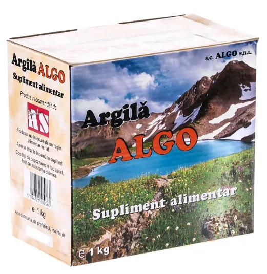 Argila pulbere, 1 kg, Algo