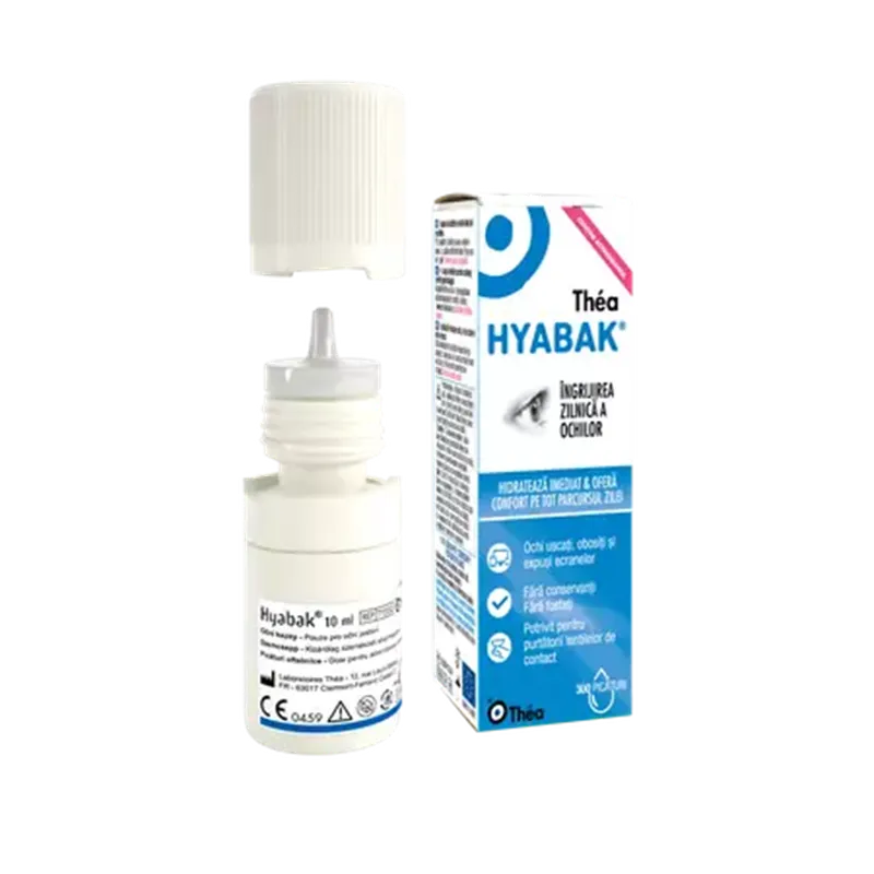 Picaturi pentru ochi Hyabak, 10 ml, Thea