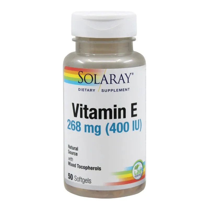 Secom Vitamina E 400IU x 50 de capsule Solaray