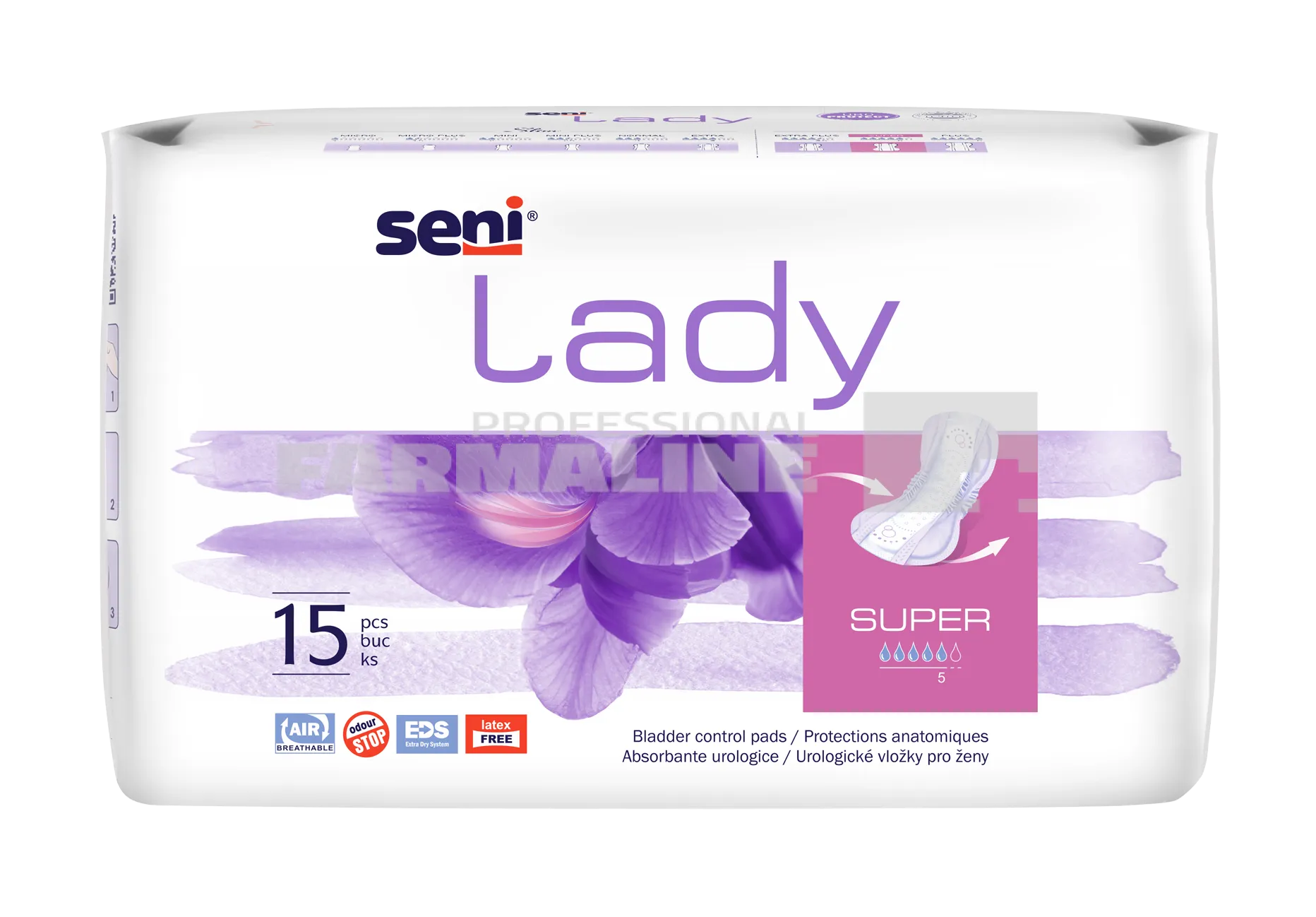 Seni Lady Super Absorbante 15 bucati