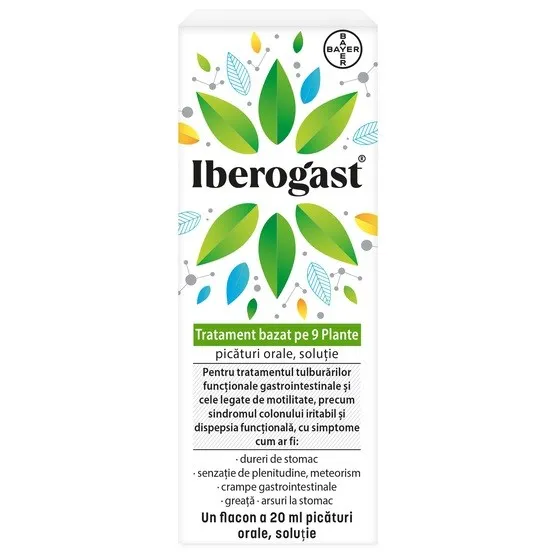 IBEROGAST PICATURI ORALE SOLUTIE 20ML