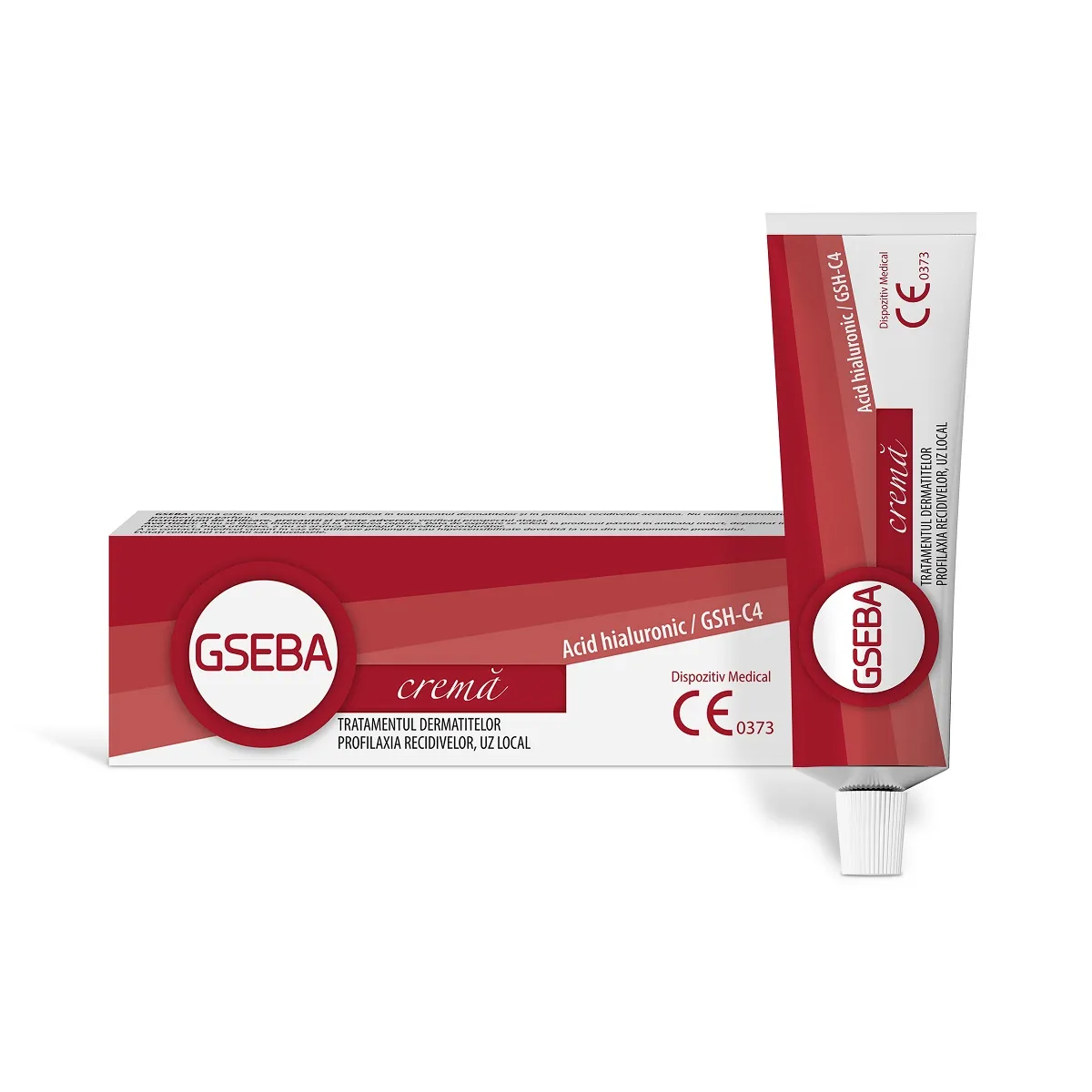 GSEBA® 0.4% cremă pentru tratamentul dermatitelor și profilaxia recidivelor,  30 ml