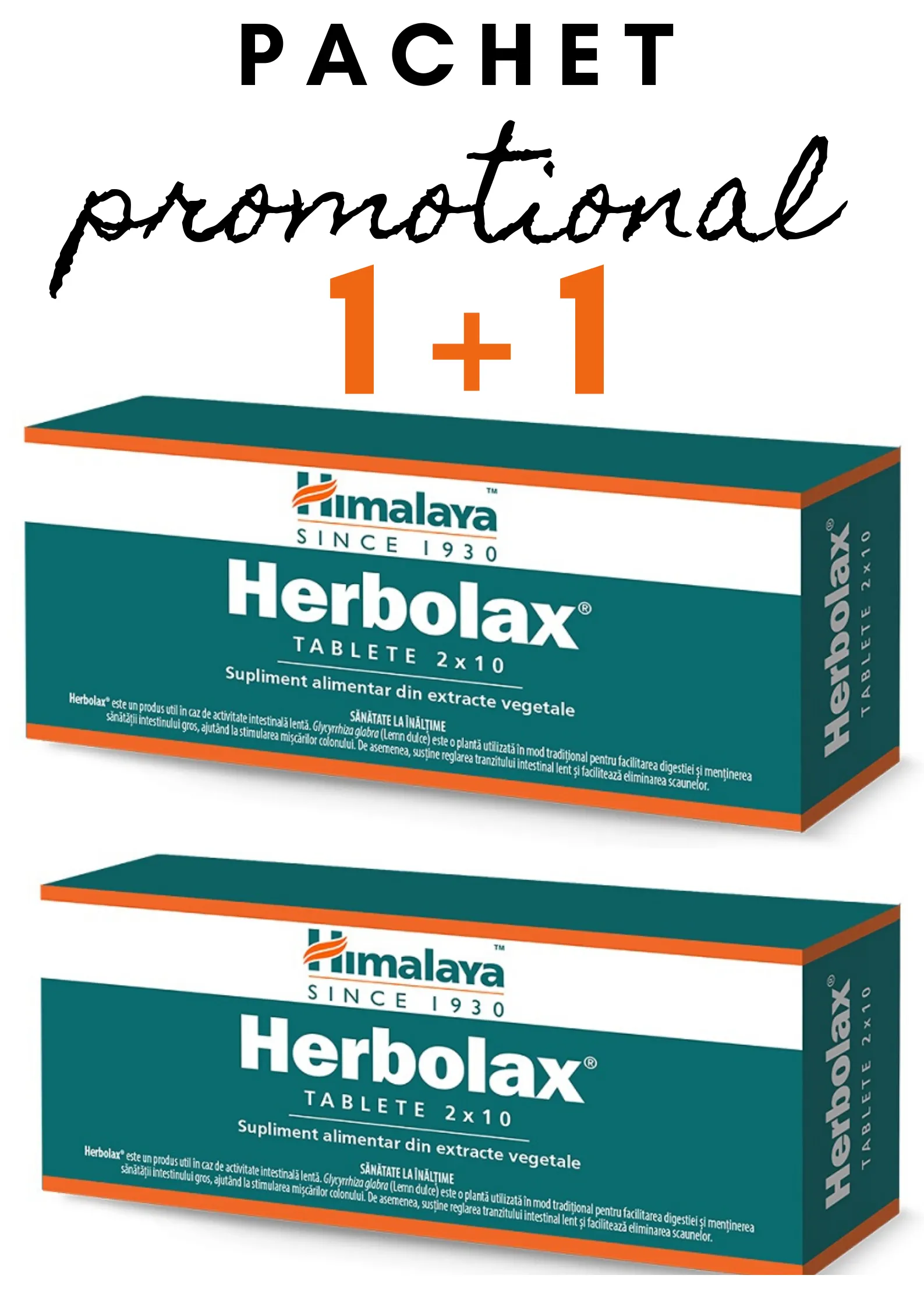 HERBOLAX X 20 TABLETE 1+1