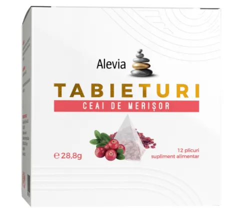 Ceai Merisor TABIETURI 12pl (Alevia)