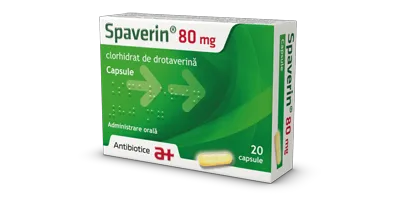 Spaverin 80mg x 20 capsule ANTIBIOTICE SA