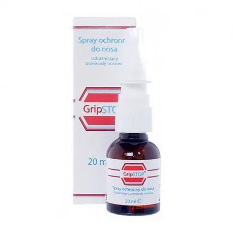 GripStop spray nazal decongestionant si protectiv, 20 ml