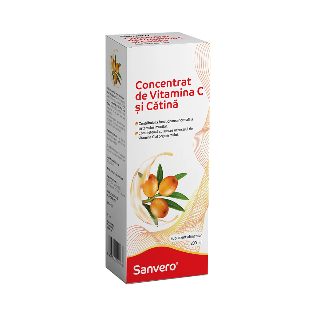 Sanvero concentrat de Vitamina C si Catina x 200ml